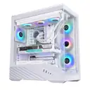 LIAN LI VECTOR V100R Tempered Glass Beyaz USB 3.0 Atx Mid Tower Bilgisayar Kasası