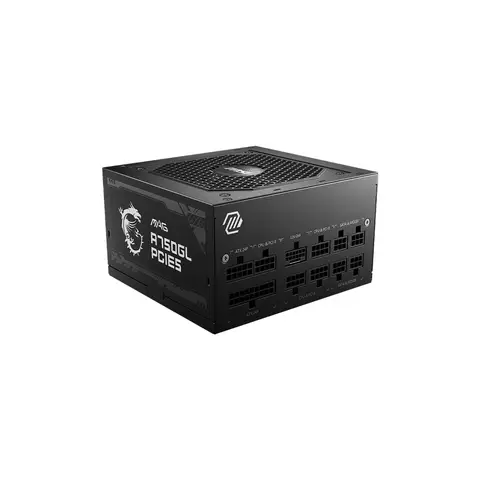 MSI MPG A750GL PCIE5.0 750W 80+ Siyah Gold Full Modular Güç Kaynağı