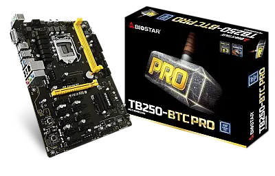 Biostar TB250-BTC DDR4 6.7 Gen H110 ATX Anakart