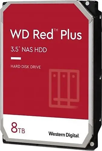 Western Digital Red Plus WD80EFPX SATA 3.0 5640 RPM 3.5" 8 TB Harddisk