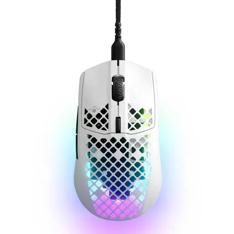 STEELSERİES Aerox 3 Snow (2022) Ultra Hafif 59g. Truemove Core Sensör Kablolu Mouse