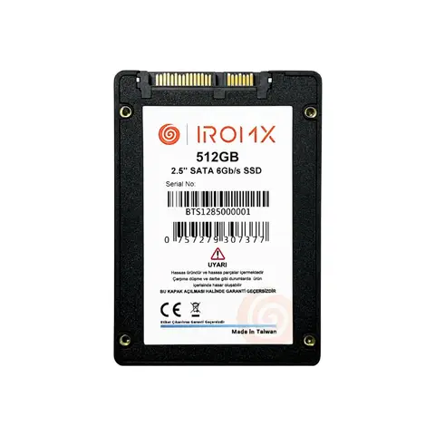 Iromx IR512GS3 512 GB 500-480MB/s SATA 2.5 inch SSD Harddisk