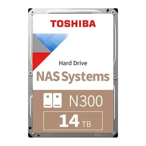 Toshiba N300 14TB 7200RPM 512MB 3.5 inç SATA 3.0 Harddisk (HDWG51EUZSVA)