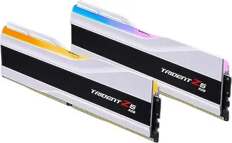 GSKILL GSKILL Trident Z5 RGB Beyaz DDR5-6400Mhz CL32 32GB (2x16GB) DUAL (32-39-39-102) 1.4V