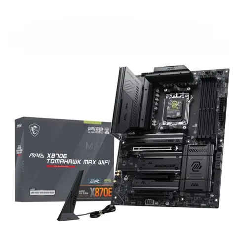 MSI MAG X870E TOMAHAWK MAX WIFI 8400MHz (OC) DDR5 Soket AM5 M.2 HDMI ATX Anakart
