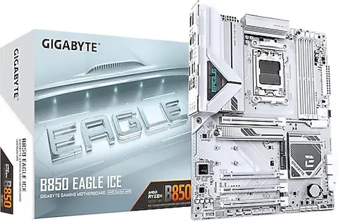 Gigabyte B850 Eagle Ice AMD AM5 DDR5 ATX Anakart