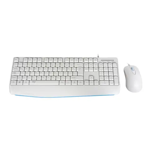 Aigo AK310 Pro USB Q TR Beyaz Kablolu Klavye Mouse Set