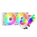 Rampage ICEBLADE C6 72CFM 240MM Intel Amd AM5/1700p ARGB Beyaz Sıvı Soğutucu