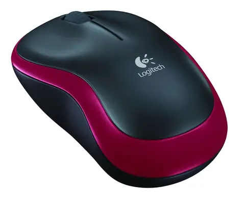 Logitech 910-002237 M185 K�rm�z�/Siyha Kablosuz Mouse