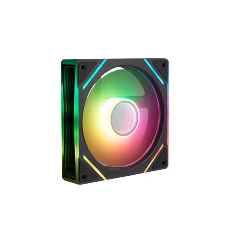 1ST PLAYER FC7R 120MM REVERSE 4PIN PWN + 3PIN ARGB TEKLİ AYNA TASARIMLI SİYAH KASA FANI