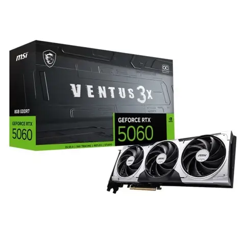 MSI GeForce RTX 5060 8G VENTUS 3X OC 8GB GDDR7 128 Bit Ekran Kartı
