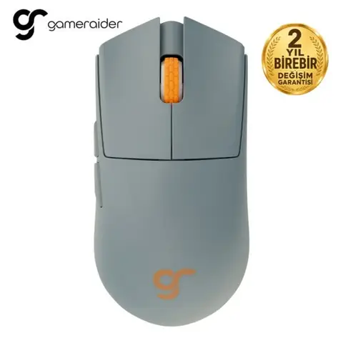GameRaider GR3S Silver Fog PixArt 3395 Sensör Kablosuz Gaming Mouse – 2 Yıl Birebir Değişim Garantili
