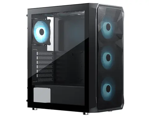 Frisby FC-9485G 600W 80 Plus Bronze 4x12 RGB Fanlı Mid Tower Oyuncu Bilgisayar kasası