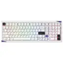 AKKO Mineral 02 VIA Black on White Stellar Rose Switch Hotswap RGB Kablosuz İngilizce Mekanik Gaming Klavye