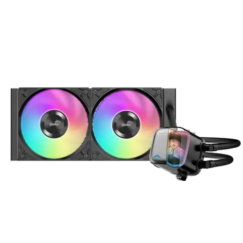 Sama L70-240BK 240mm 2x12cm Argb Fanlı AMD-INTEL Siyah Sıvı Soğutmalı İşlemci Fanı