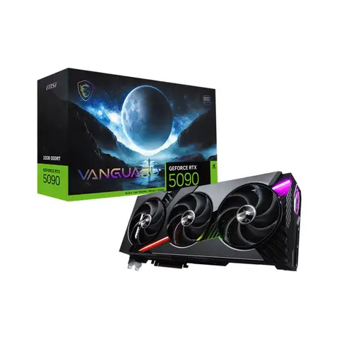 MSI GeForce RTX 5090 32G VANGUARD SOC 32GB GDDR7 512 Bit DLSS 4 NVIDIA Ekran Kartı