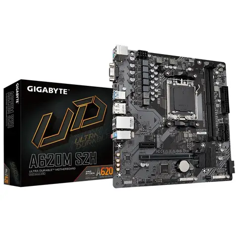 GIGABYTE A620M S2H AM5 DDR5 6400 Dp M2 mATX Anakart