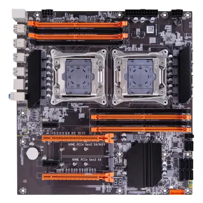 Turbox ZX_DU99D4 X99 Sata.M2 Ddr4 2800MHz Usb 3.0 G.Lan 2011-v3 Çift İşlemcili Anakart