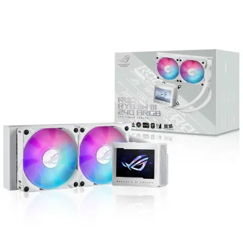 ASUS ROG Ryujin III 240 ARGB 240mm Intel-AMD Uyumlu Beyaz İşlemci Sıvı Soğutucu
