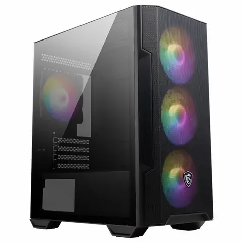 Msi MAG FORCE 100R PSU YOK 4x12cm ARGB Fanlı Temperli Cam Mid Tower ATX Kasası