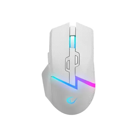 Rampage Drop M3 RGB 10000 Dpi Kablosuz Oyuncu Mouse-Beyaz