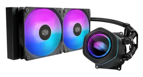 Cooler Master MLX-D24M-A18PA-R1 Liquid Nex ML240 2x12cm ARGB Fanlı AM5-1851 Siyah Uyumlu sıvı Soğutma
