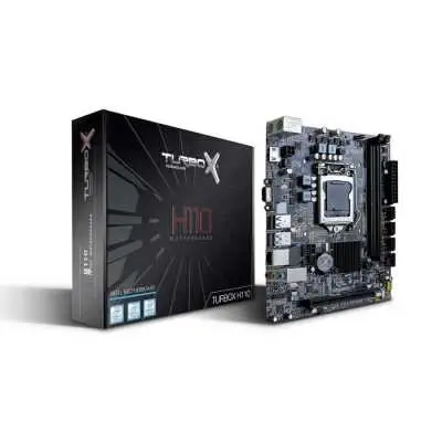Turbox WorkProf R H110 Sata,M2 Ddr4 3200MHz Usb 3.0 Vga Hdmi Ses G.Lan 1151P 6.7.8.9. Gen Anakart