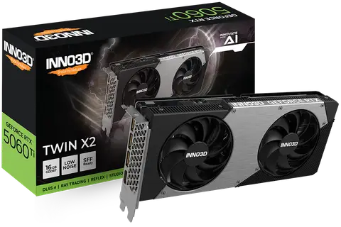 Inno3D N506T2-16D7-191073N 16 GB GDDR7 GEForce RTX 5060 Ti Twin X2 128Bit NVIDIA Ekran Kartları