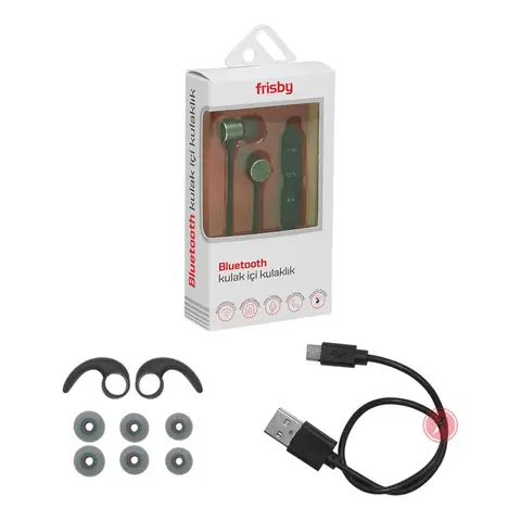 Frisby FHP-855BT Kulaki�i M�knat�sl� B�uetooth v4.1 Siyah Mikrofonlu Kulakl�k