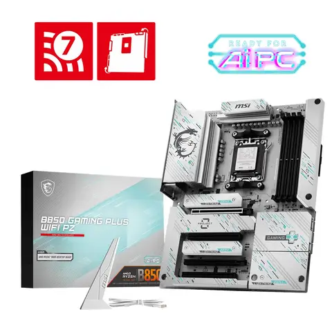 MSI B850 Gaming Plus Wi-Fi PZ DDR5 AM5 Soket 8200MHz (OC) M.2 ATX Anakart