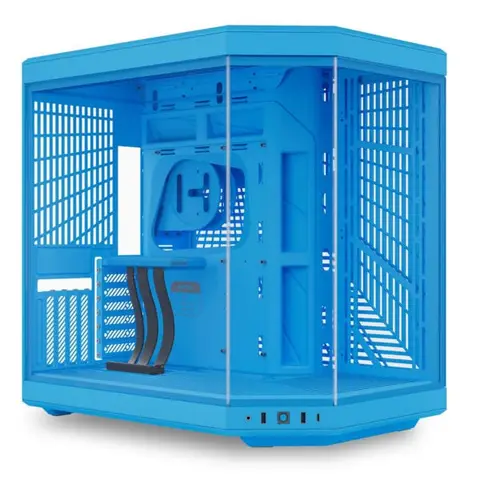 HYTE Y70 Blueberry Milk Temperli Cam USB 3.2 E-ATX Dual Chamber Mid Tower Gaming Kasa (CS-HYTE-Y70-BM) – 2 Yıl Birebir Değişim Garantili