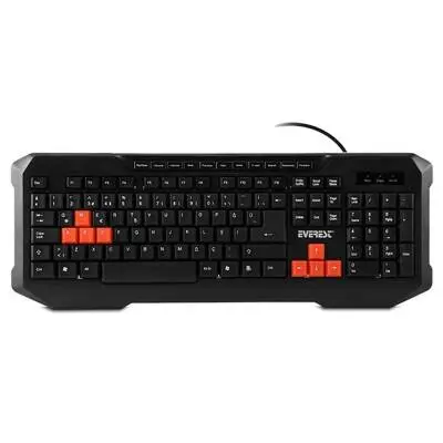 Everest KB-961 USB Kablolu Siyah Multimedya Standart Q Klavye