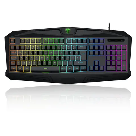 T-DAGGER Tanker T-TGK106 Rainbow RGB Türkçe Kablolu Membran Gaming Klavye