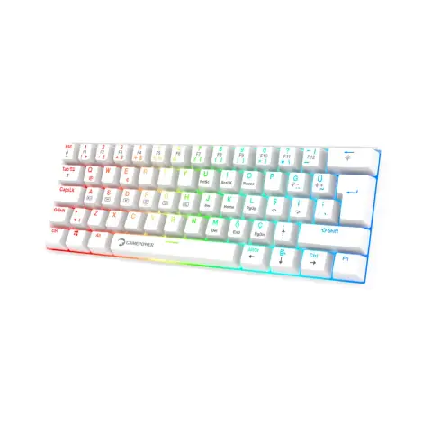 Gamepower Lyra Beyaz RGB Blue Switch Gaming Klavye