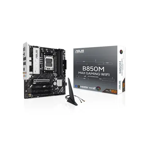 Asus B850M MAX GAMING WIFI AM5 DDR5 Micro ATX Anakart