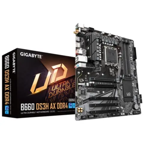 GIGABYTE B660 DS3H AX DDR4 INTEL 5333MHZ(OC) M2 WI-FI 1700P ATX ANAKART