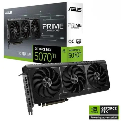 ASUS PRIME GeForce RTX 5070 Ti OC 16GB GDDR7 256 Bit DLSS 4 Ekran Kartı