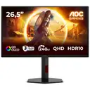AOC Q27G4ZDR 26.5" 240Hz(OC) 0.03ms HDMI DP USB Adaptive Sync Pivot HDR10 QHD QD-OLED Gaming Monitör