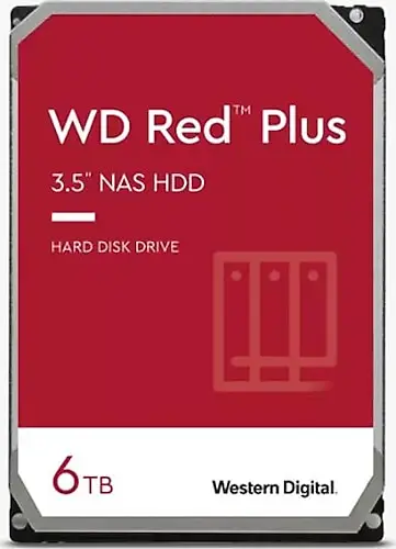 Western Digital Red Plus WD60EFPX SATA 3.0 5400 RPM 3.5" 6 TB Harddisk