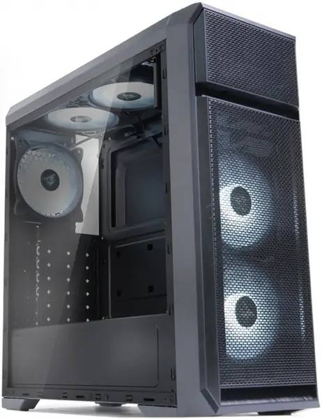 Zalman N5OF 3x12cm 600W Beyaz Ledli Mid Tower Bilgisayar Kasası