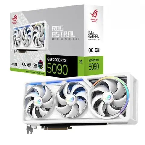 ASUS ROG Astral GeForce RTX 5090 OC 32GB GDDR7 512 Bit Beyaz DLSS 4 Ekran Kartı