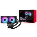 ASUS ROG Ryuo III 240 ARGB Anime Matrix Led Ekran Aura Sync RGB 120mm*2 A Fan Rog ARGB İşlemci Soğutucu
