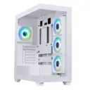 BitFenix Ceto Premium Edition White ARGB Temperli Cam USB 3.1 Mid Tower BPAB White 850W 80+ Bronze ATX Gaming Kasa (Fishtank White 4A-RGB)