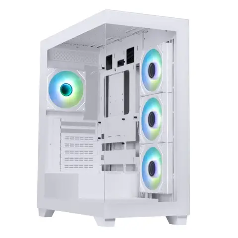 BitFenix Ceto Premium Edition White ARGB Temperli Cam USB 3.1 Mid Tower BPAB White 850W 80+ Bronze ATX Gaming Kasa (Fishtank White 4A-RGB)