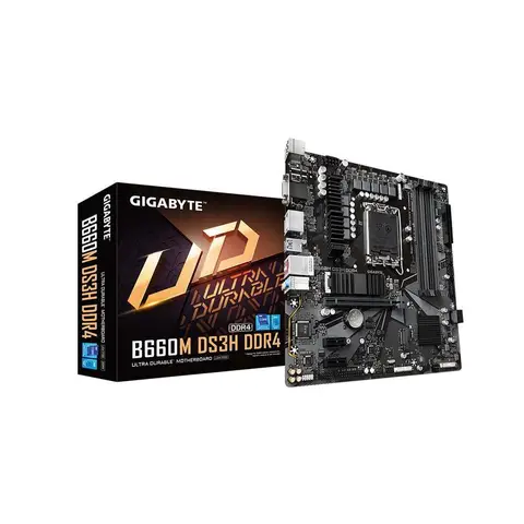 GIGABYTE B660 DS3H DDR4 5333MHZ (OC) DDR4 SOKET 1700 M.2 HDMI DP ATX ANAKART
