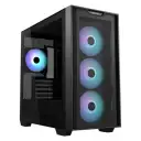 ASUS A21 Plus ARGB Temperli Cam USB 3.2 mATX Mesh Siyah Mid Tower Gaming Kasa