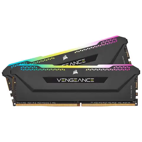CORSAIR 16GB (2X8GB) DDR4 3200MHZ C16 VENGEANCE RGB PRO SL AMD RYZEN BLACK PC RAM