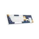 AIGO A108 Starry Blue İngilizce Q Mekanik Klavye Yellow Switch