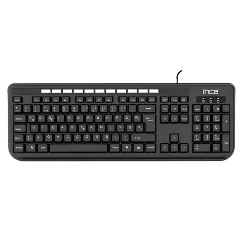 Inca IK-274FU USB F TR Multimadia Laser Print Kablolu Siyah Klavye