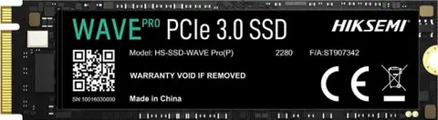 Hiksemi HS-SSD-WAVE-P-512G 512 GB 2500-1025mb/s PCIe NVMe Gen3 M.2 22x80 3D NAND SSD Harddisk